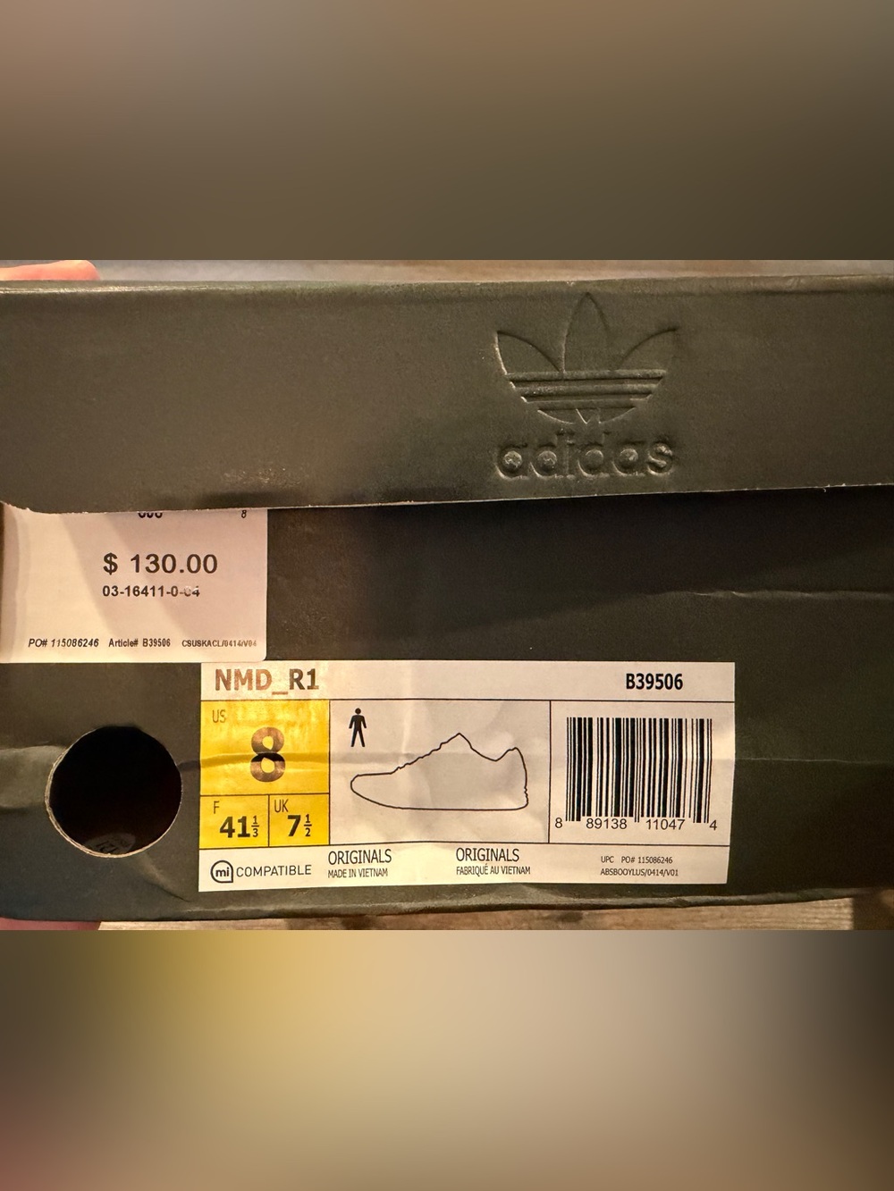 Adidas NMD R1. Size: Men 8 / Women 9.5 - Picture 6 of 6